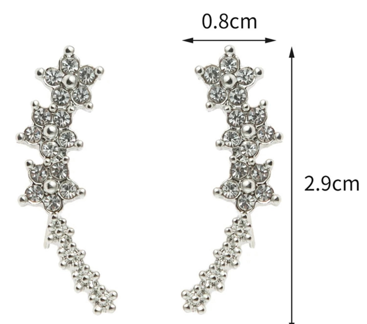 Shooting star earrings