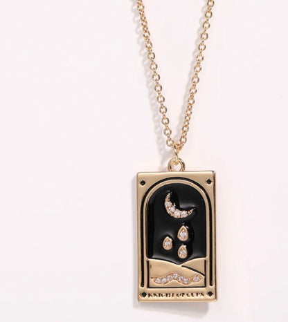 Tarot card necklace