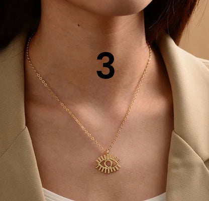 Evil eye necklaces