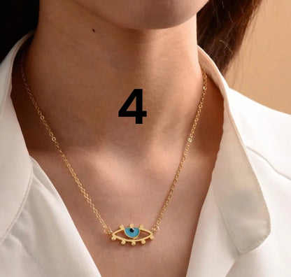 Evil eye necklaces