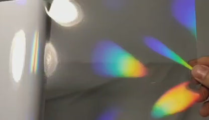 Holographic cold laminate sheets -FINAL SALES-