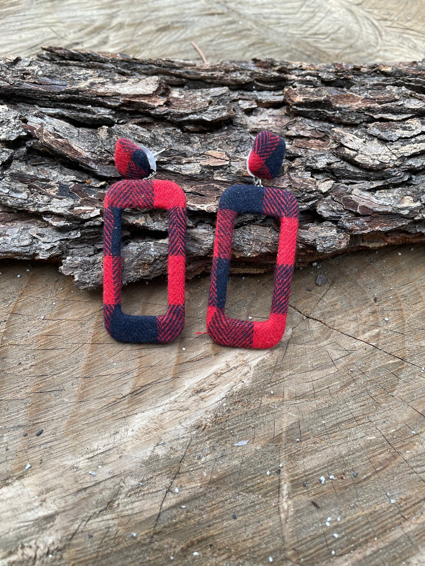 Rectangle stylish earrings