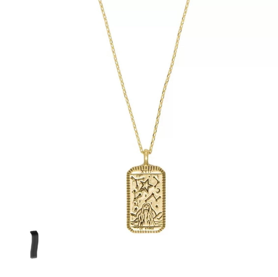 Tarot necklaces gold plated