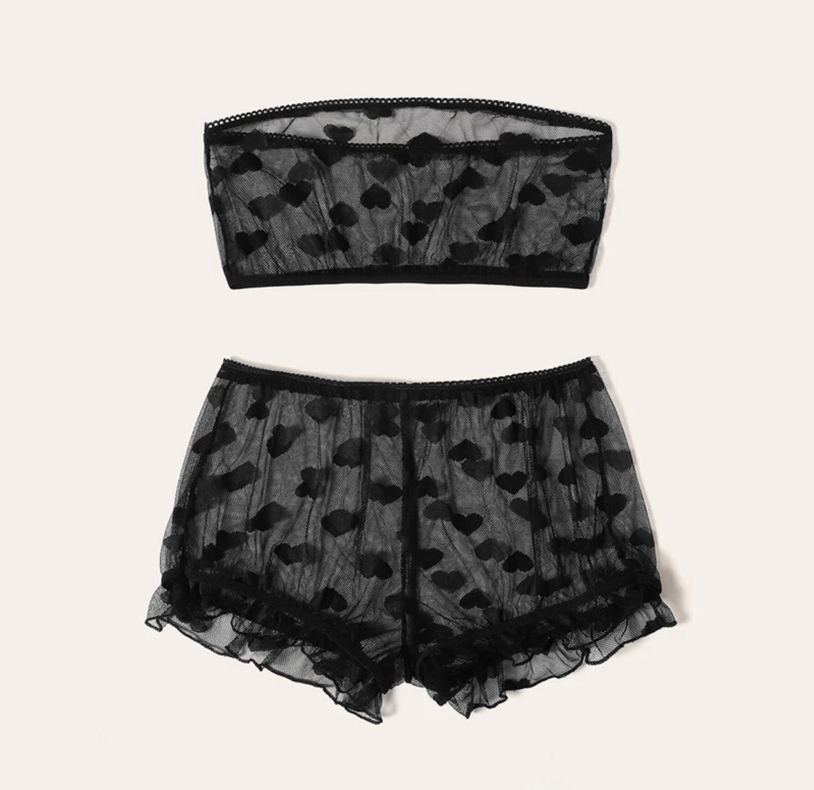LIngerie short set -FINAL SALE-