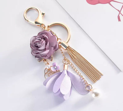 Flower keychain