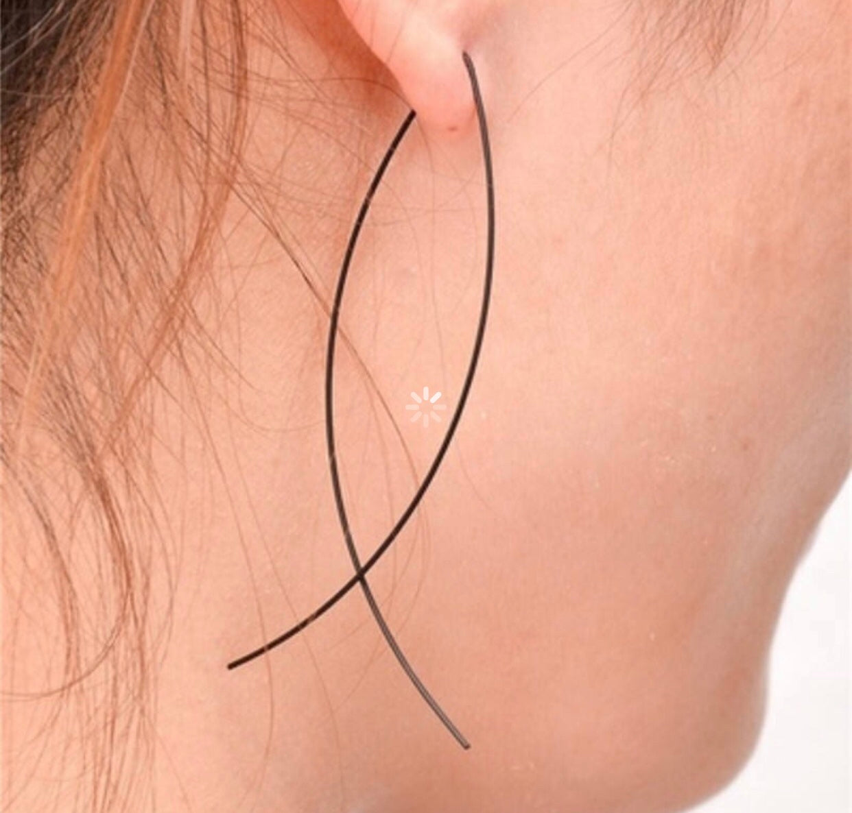Simple yet trendy wire earrings