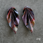 Unique handmade origami earrings