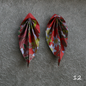 Unique handmade origami earrings