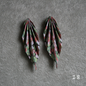 Unique handmade origami earrings