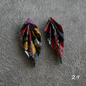 Unique handmade origami earrings - special edition
