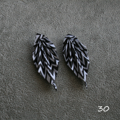 Unique handmade origami earrings - special edition