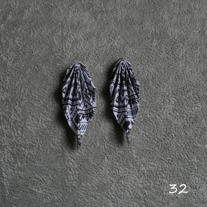 Unique handmade origami earrings - special edition