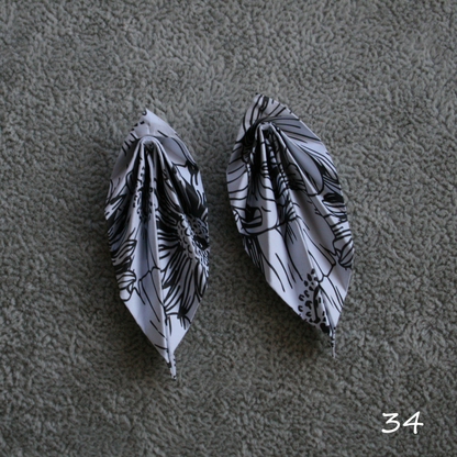 Unique handmade origami earrings - special edition