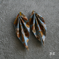 Unique handmade origami earrings - special edition