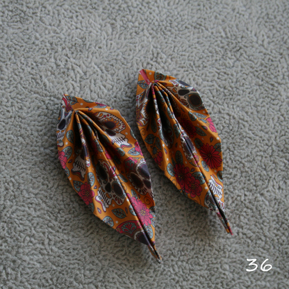 Unique handmade origami earrings - special edition