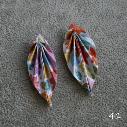 Unique handmade origami earrings - special edition