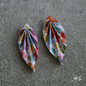 Unique handmade origami earrings - special edition