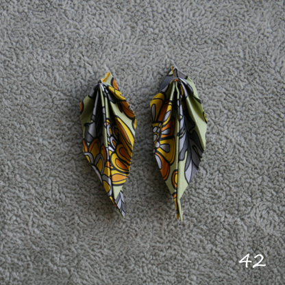 Unique handmade origami earrings - special edition